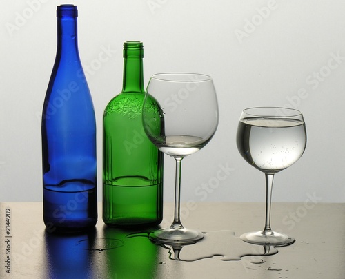 bottles and gflasses