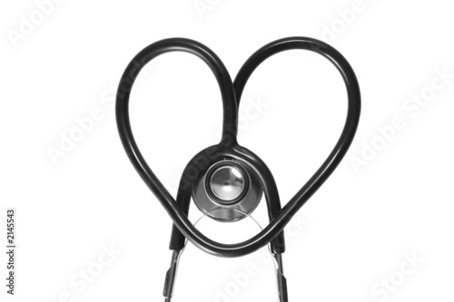 shape heart stethoscope photo