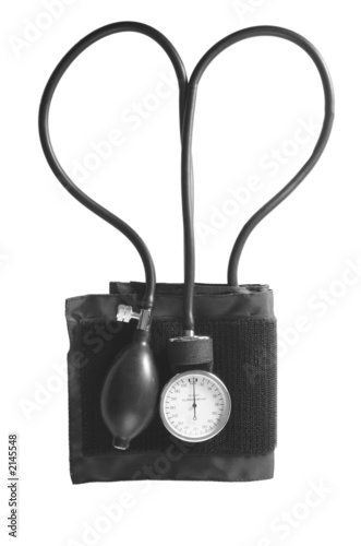 sphygmomanometer heart shape photo