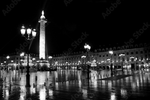 Photography place vendôme la nuit - paris