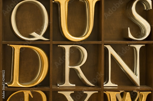 wooden letters