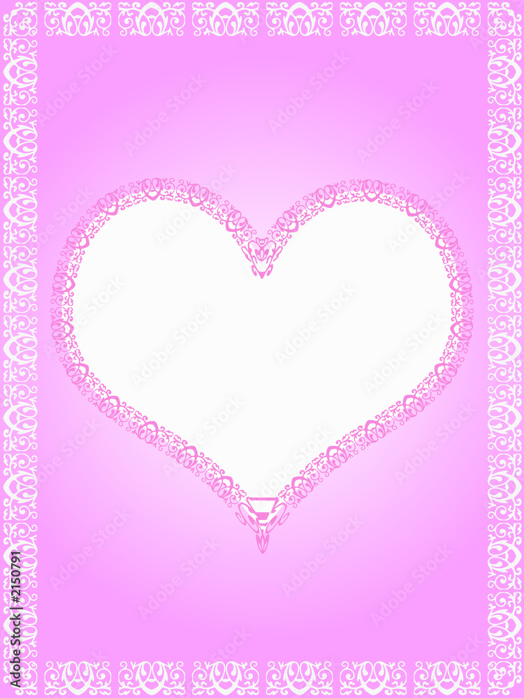 decorative lace heart