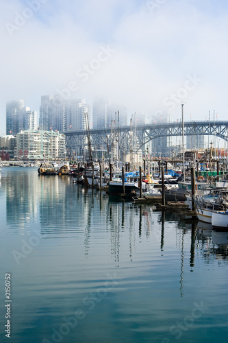 vancouver in fog