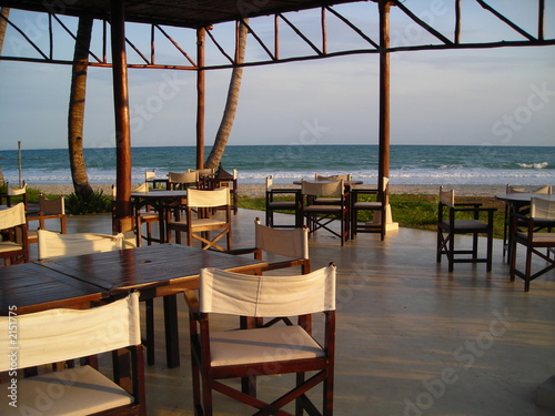 outdoor dining area found at bintan, indonesia