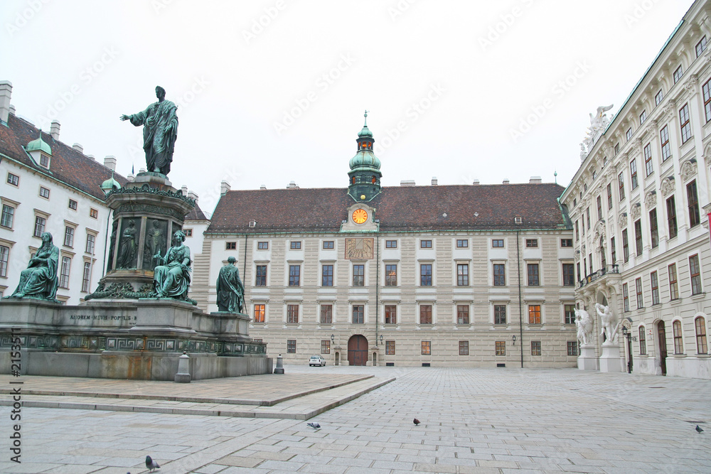 square at hofburg, vienna