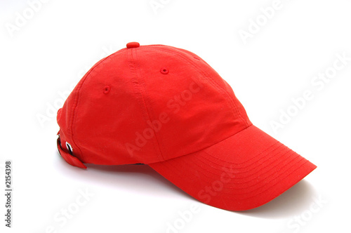 red sports cap
