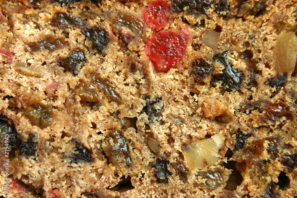 close up of a fruit cake. close up of a fruit cake.