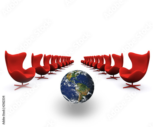 red chairs