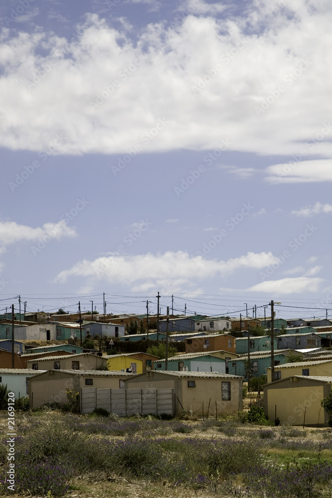 Fototapeta premium township en afrique du sud