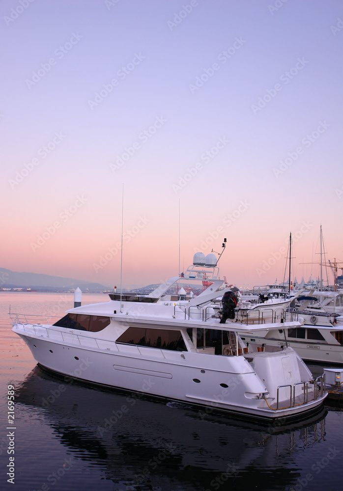 sunset boat