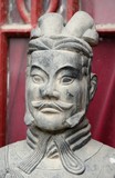 détail d'une ancienne statue chinoise
