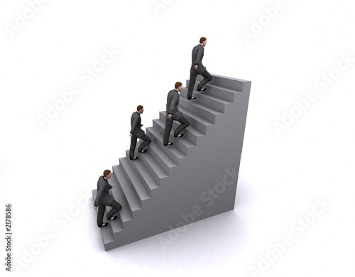 businessman and stairs