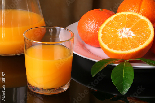 verre jus d'orange