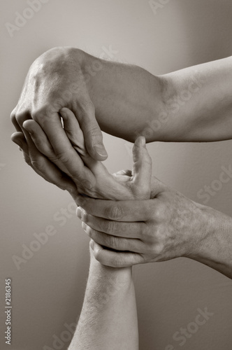 spa reflexology hand massage