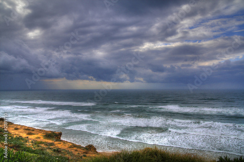 the sea and sky after storm