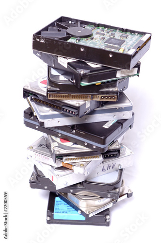 hard drive stack
