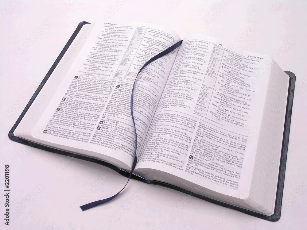 Fototapeta premium open bible book 2