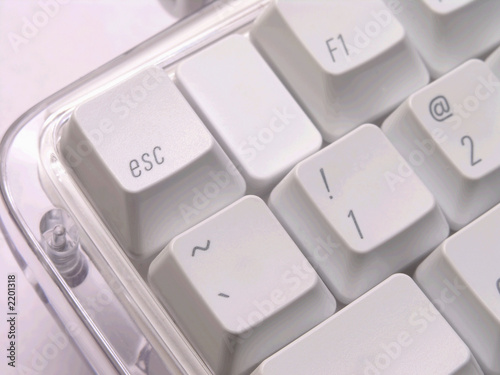 Obraz na plátně escape key on keyboard