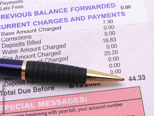 water bill