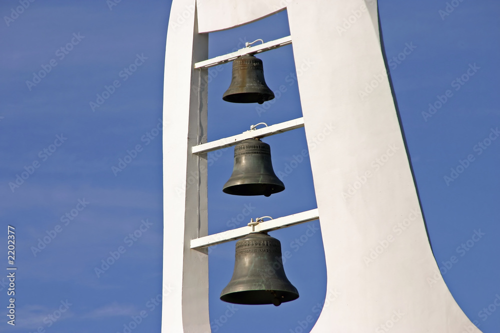 steeple with bells