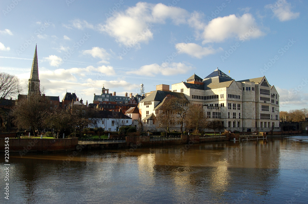 river bank in york