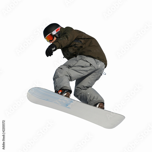 snowboard détouré