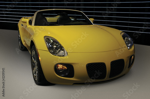 yellow roadster