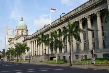 Fotobehang Singapore City Hall gebouw in Singapore  © Julian W.