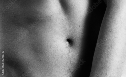 male body - belly button
