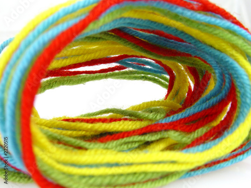 Wallpaper Mural colored thread Torontodigital.ca