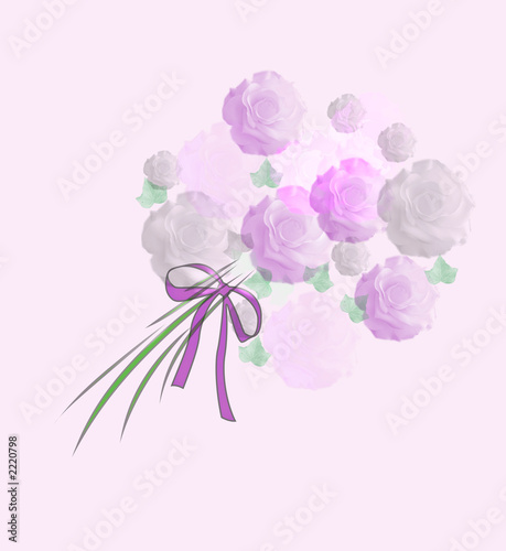 pastel  bouquet art