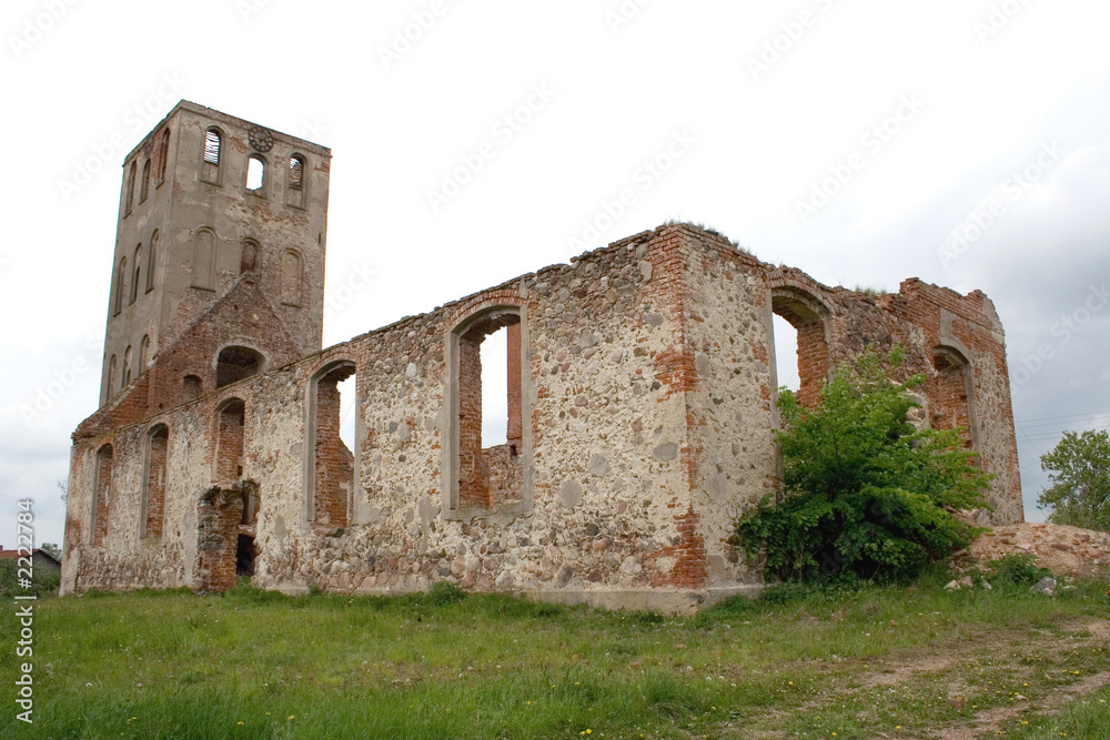 old ruined church