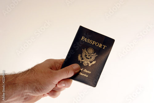 hand and passport