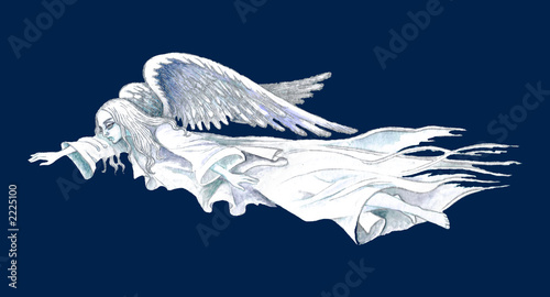 Bilde på lerret stock illustration of guardian angel
