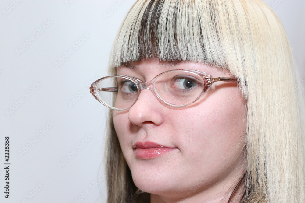 young girl in glasses young girl in glasses