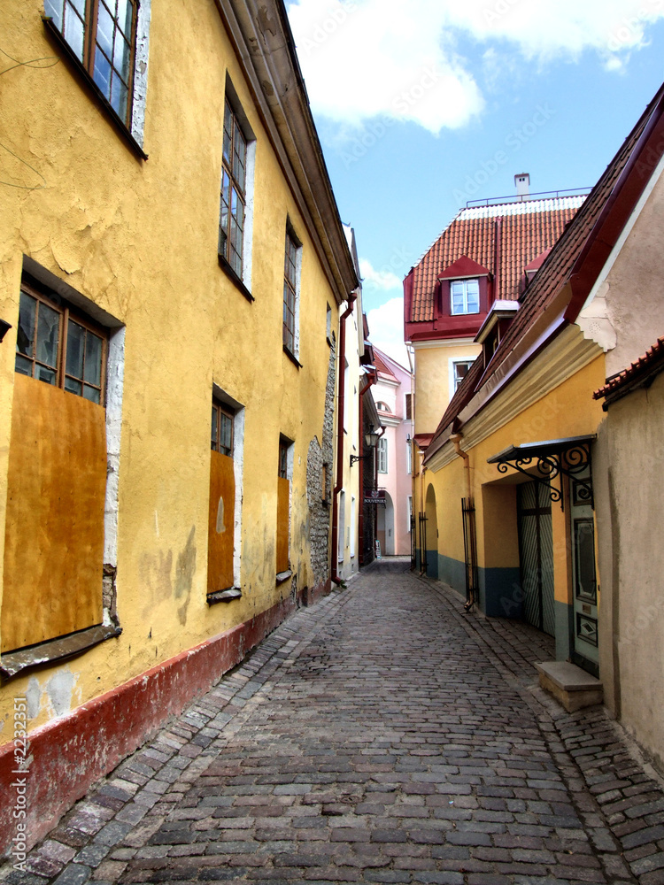picturesque old town - tallinn in estonia
