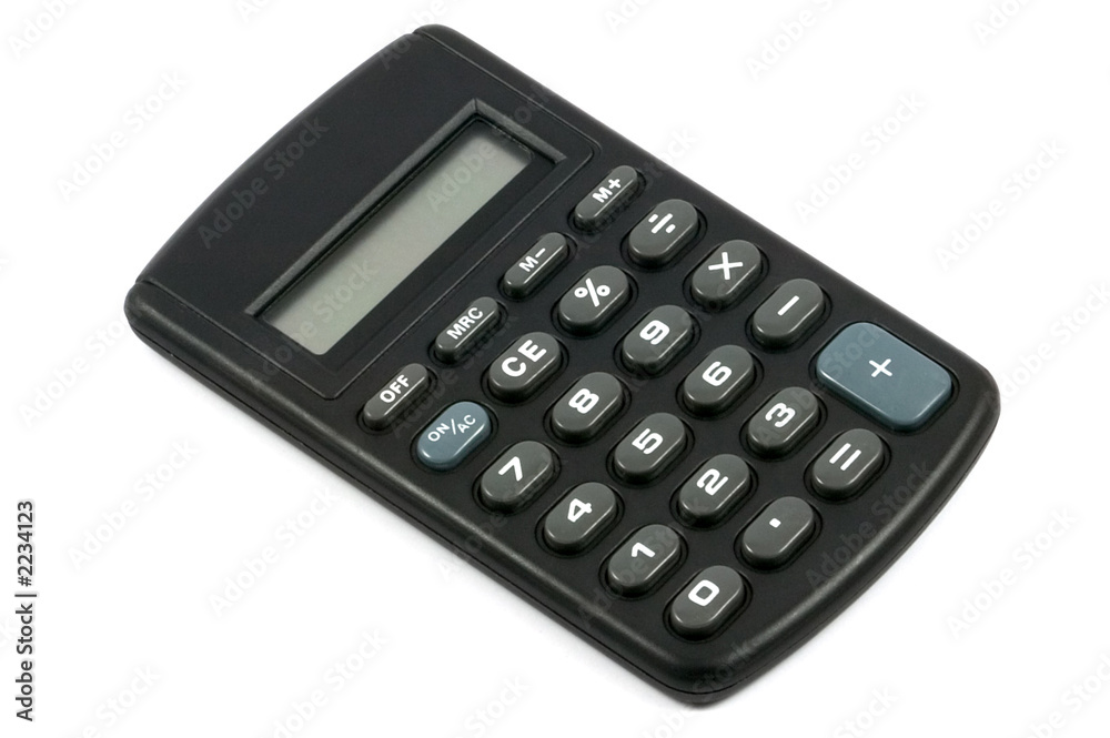 calcualtor isolated with clipping path calcualtor isolated with clipping path