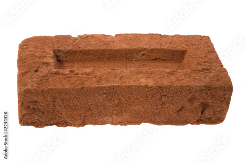 brick on a white background
