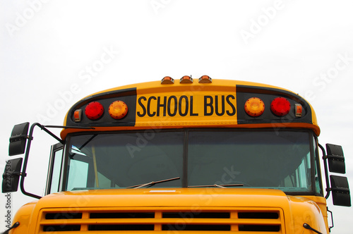 front of school bus photo