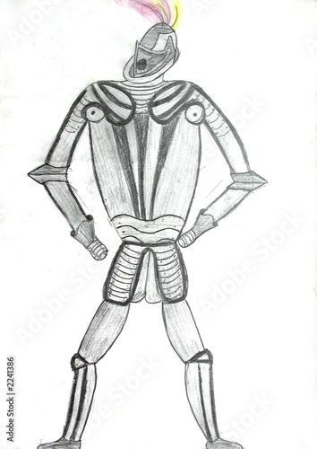 kinder gemälde ritter rüstung
