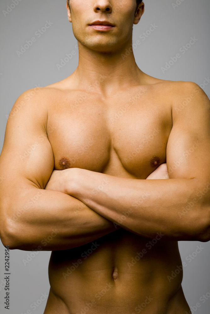 Fototapeta premium man's beauty - thorax