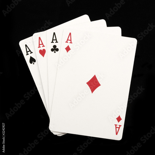 carré d'as noir