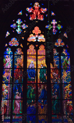 stained window