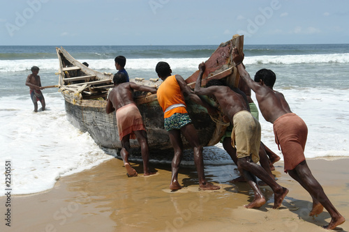 Konstfotografi indian fishermen