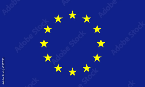 europa fahne europe flag eu photo