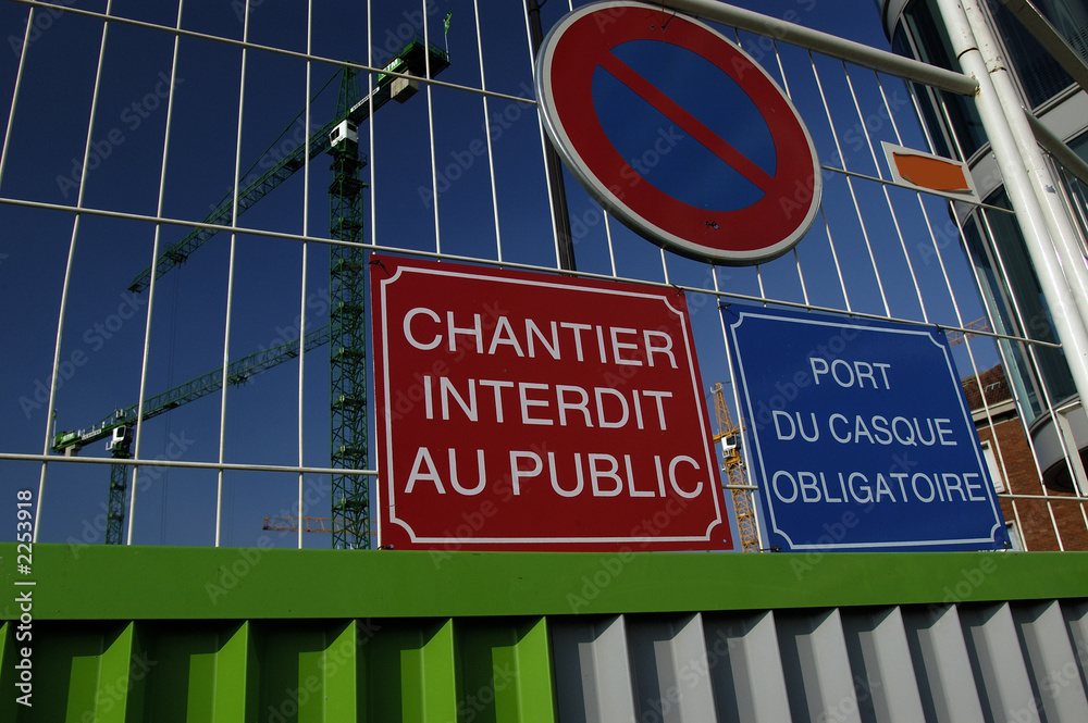 Obraz premium chantier