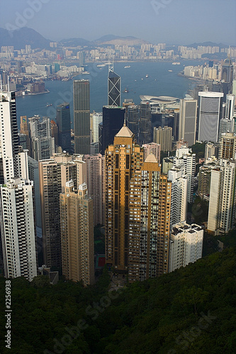 Canvas Print hongkong - skyline