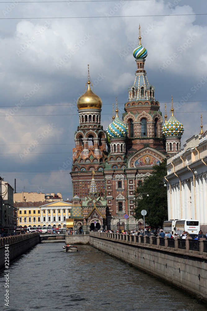 church of our savior on the spilled blood sainct petersburg russ