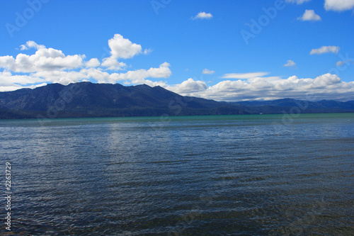 beautiful blue lake tahoe