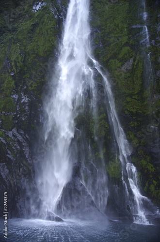 milford sound waterfall